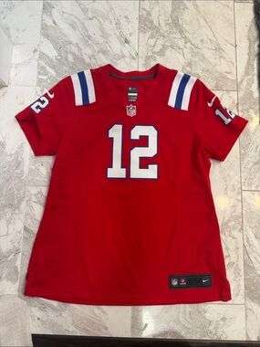 Nike NFL #12 Red Football Jersey
